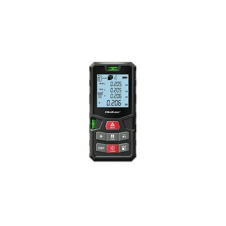 misuratore di distanza laser qoltec 120m nero/rosso [quqolpl00050687]