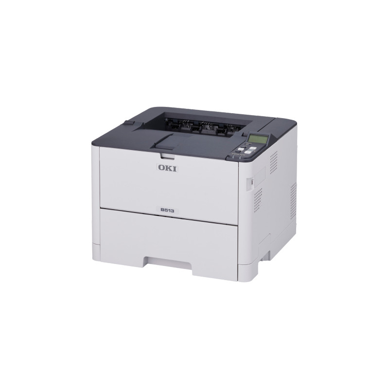 stampante led oki b513dn a colori a4 grigio/bianco [09006232]