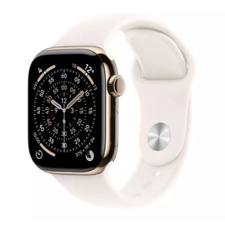 smartwatch apple watch11 gps + cellular 42mm oro/rosa chiaro [atappzas11mf8w4]