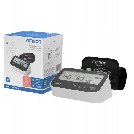 misuratore di pressione da braccio omron m4 connect afib nero [hem-7196t1-fle]