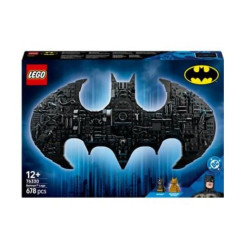 set di cortruzioni lego logo batman anniversario base a cavalletto