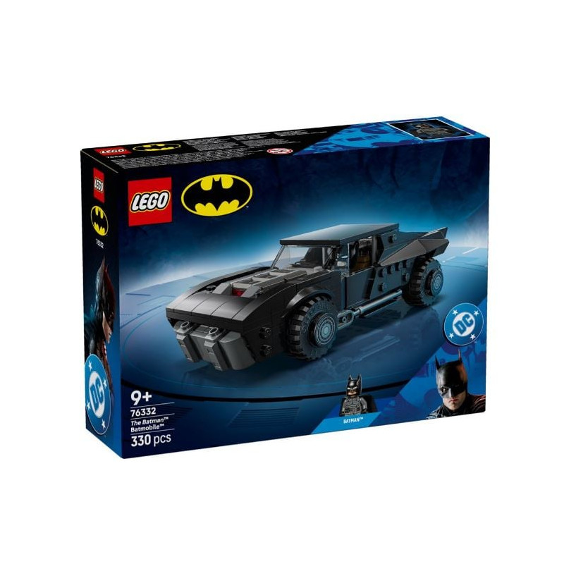 set di cortruzioni lego batmobile di batman minifigure tetto rimovibile
