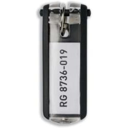 Portachiavi durable 6 pz. key clip nero [1957-01]