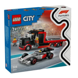 kit di costruzione lego f1 camion trasportatore con auto da corsa