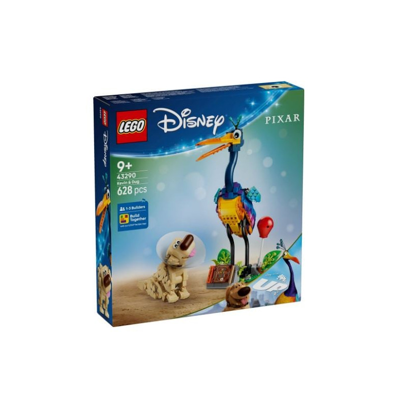 set di costruzioni lego disney e pixar kevin e doug personaggi articolati