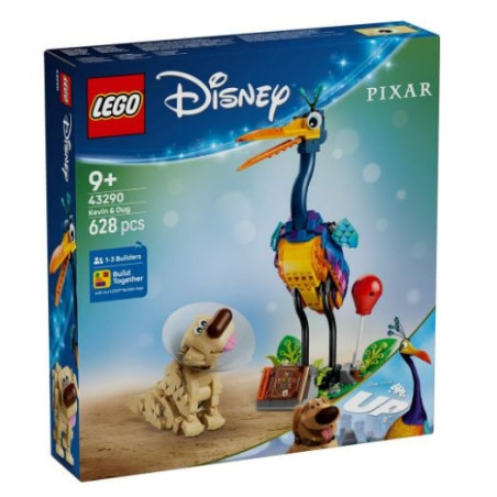 set di costruzioni lego disney e pixar kevin e doug personaggi articolati