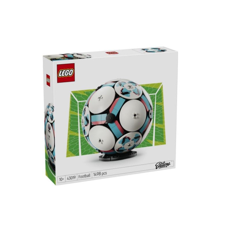 set di costruzione lego editions calcio il pallone da calcio multicolore
