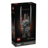 set di costruzione lego icons signore degli anelli elmo di sauron
