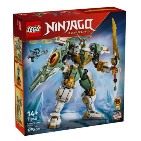 set di costruzione lego ninjago anniversario titan mech de lloyd