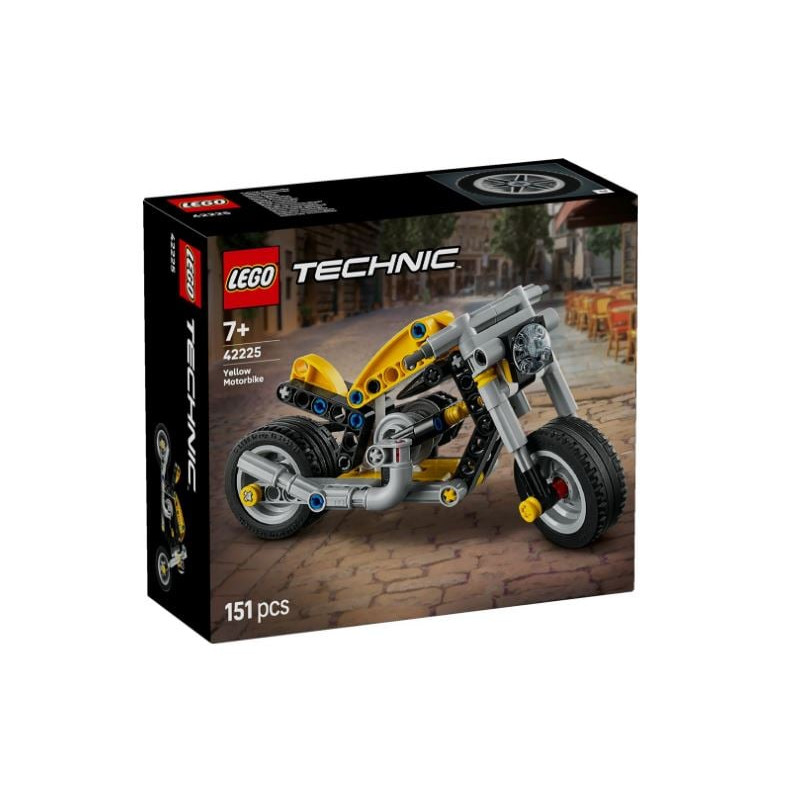 set di costruzione lego motocicletta sterzo funzionante motore a