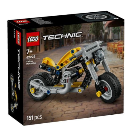 set di costruzione lego motocicletta sterzo funzionante motore a
