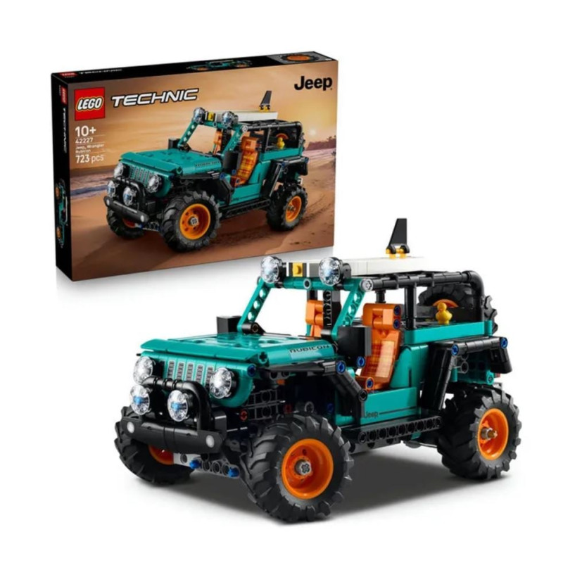 gioco da costruzione lego jeep wrangler rubicon technic suv sterzo