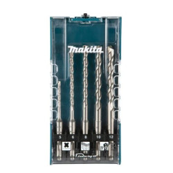 set di punte per trapano makita sds-plus a percussione 5pz [e-15724]