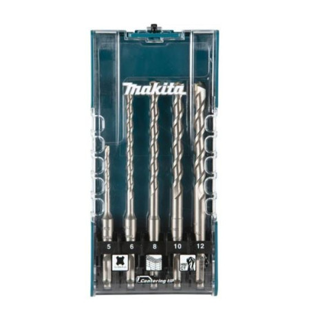 set di punte per trapano makita sds-plus a percussione 5pz [e-15724]
