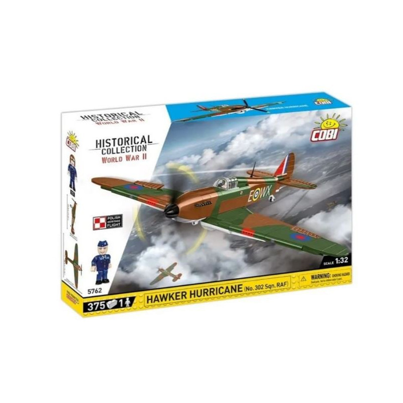 set di costruzione cobi hawker hurricane aereo militari multicolore