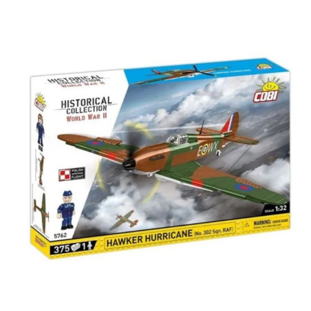set di costruzione cobi hawker hurricane aereo militari multicolore