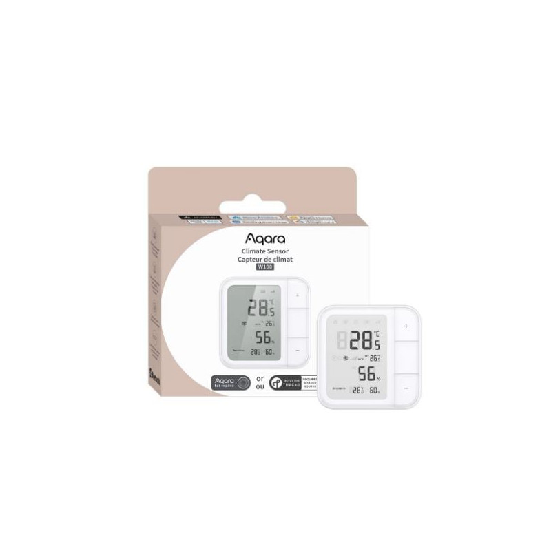 sensore climatico aqara w100 capteur zigbee thread e bluetooth matter