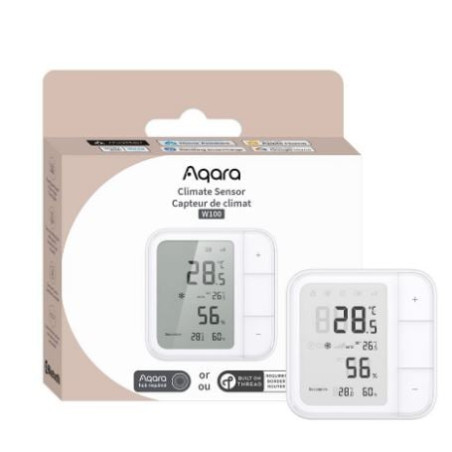 sensore climatico aqara w100 capteur zigbee thread e bluetooth matter