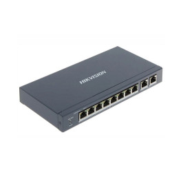 switch hikvision ds-3e0310p-e/m non gestita 10 porte gigabit