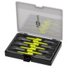 set di cacciaviti goobay precisione nero-giallo 7pz