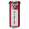 Portachiavi durable 6 pz. key clip rosso [1957-03]