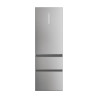 frigorifero haier htw 3618dnmg combinato 3 porte 360l argento [34005925]