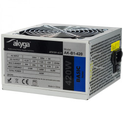 alimentatore 420w akyga ak-b1-420 atx grigio