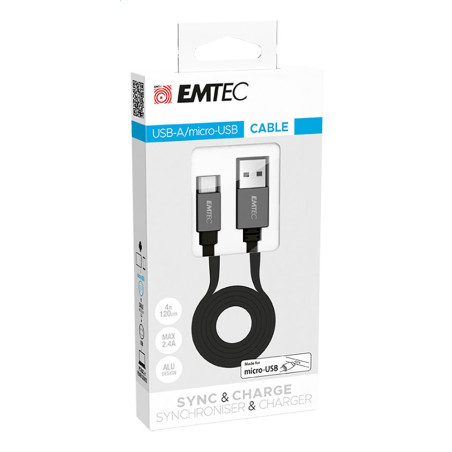 cavo emtec t700 usb-a a micro-usb [ecchat700mb]