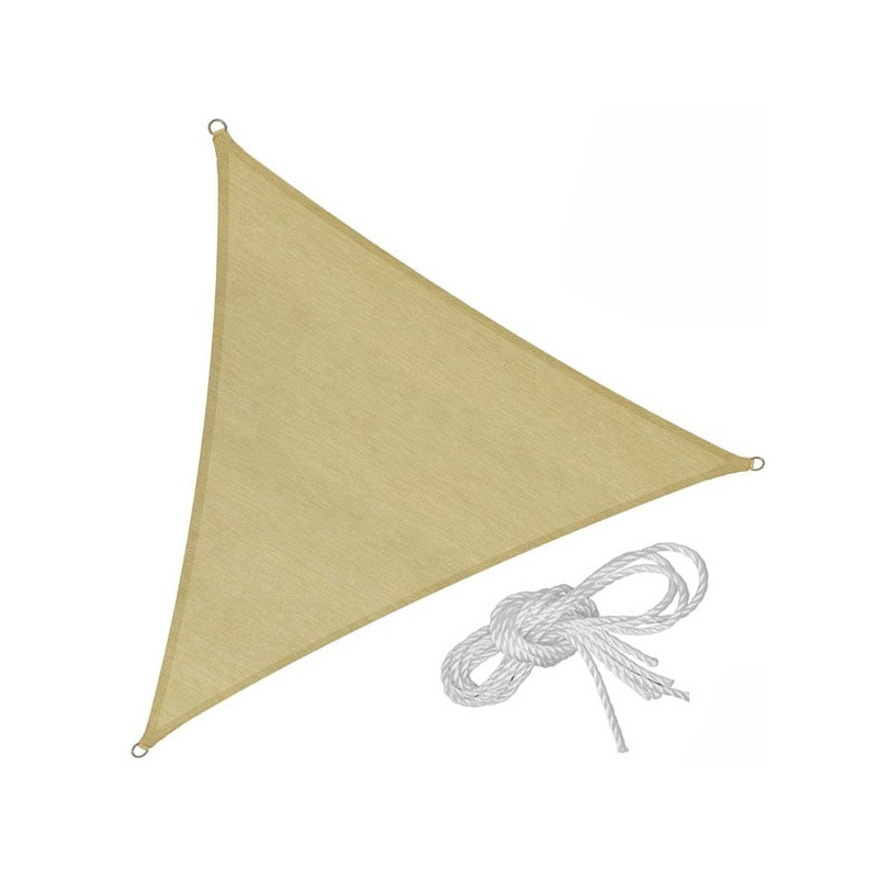 vela ombreggiante pe beige triang.5x5x5 trex 08589