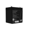 batteria ricaricabili green cell 12v 4.5ah agm vrla