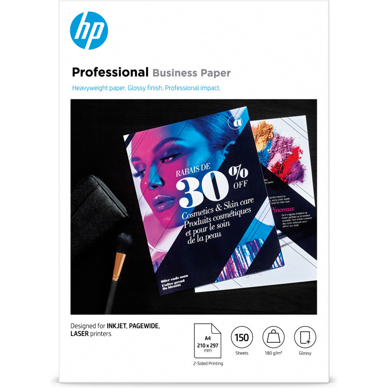 carta fotografica hp 180g a4 150fogli [3vk91a]