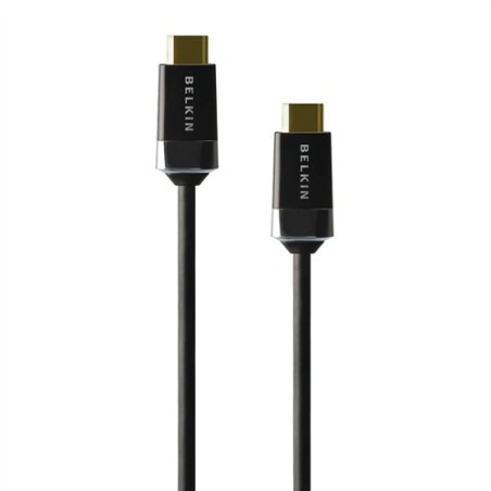 cavo audio/video belkin hdmi alta velocita' 2m nero/oro [hdmi0018g-2m]