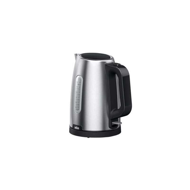 bollitore elettrico braun wk 1500 bk 1.7l 2200w acciaio inossidabile/nero[wk3110bk]