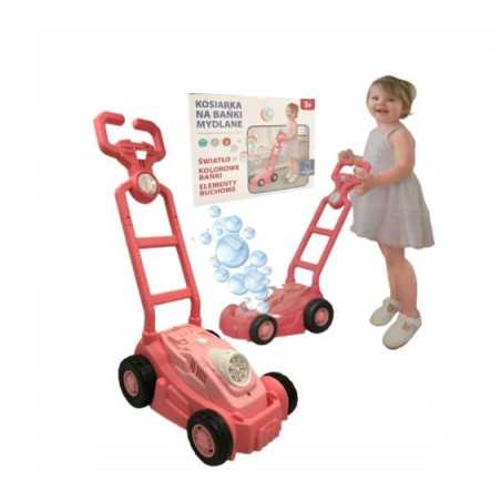 giocattolo tagliaerba madej a bolle di sapone per bambino con liquido