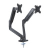 supporto monitor art da tavolo per 2 schermi led/lcd da 13-32''