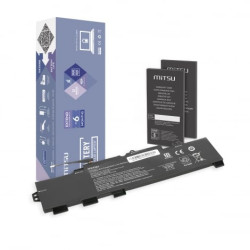 batteria notebook mitsu per hp elitebook 755 g5/850 g5/4400mah/nero