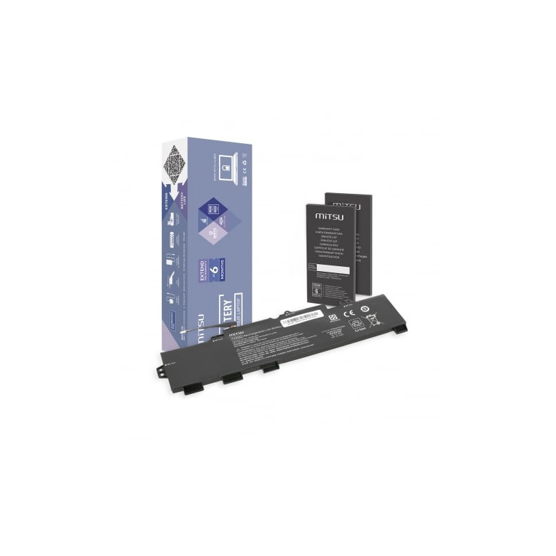 batteria notebook mitsu per hp elitebook 755 g5/850 g5/4400mah/nero