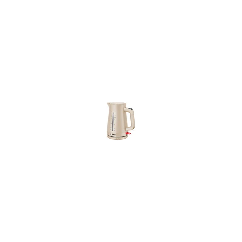 bollitore elettrico bosch twk3m127 mymoment 1.7l 2400w beige/marrone