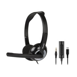 cuffie hamlet hheadmus-cj stereo usb-c/3.5mm per pc con microfono