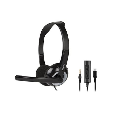 cuffie hamlet hheadmus-cj stereo usb-c/3.5mm per pc con microfono