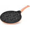 padella maestro smile per pancake in alluminio 26cm rosa [mr-1222-b]