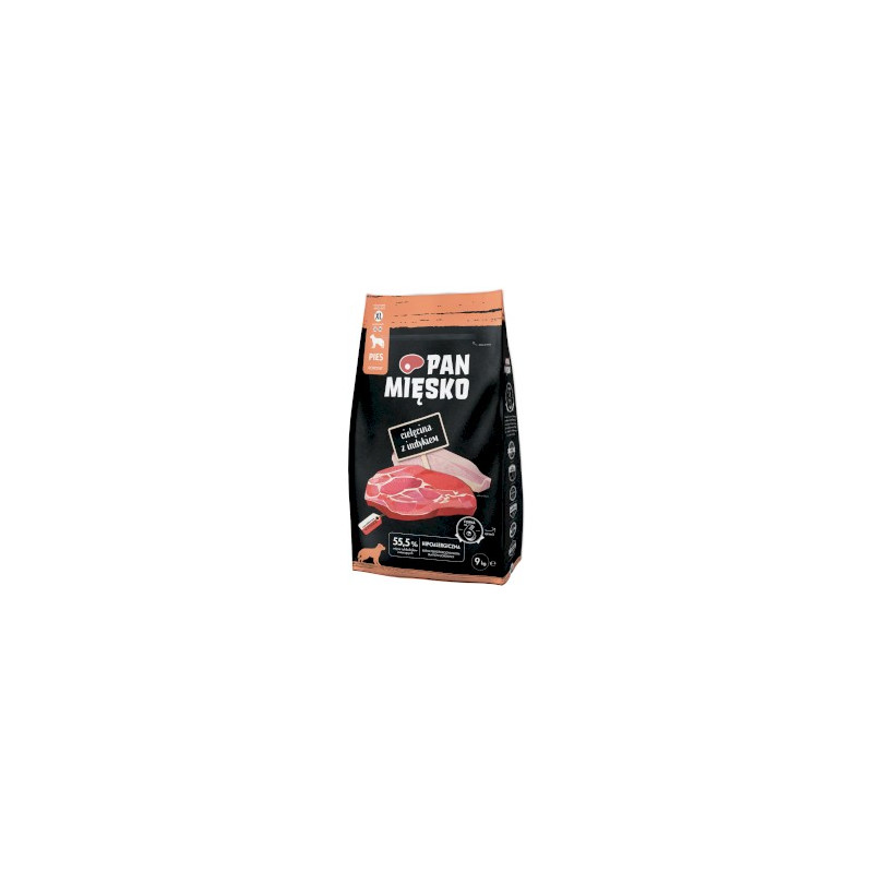 cibo secco pan miesko con tacchino xl per cani 9kg