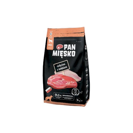 cibo secco pan miesko con tacchino xl per cani 9kg
