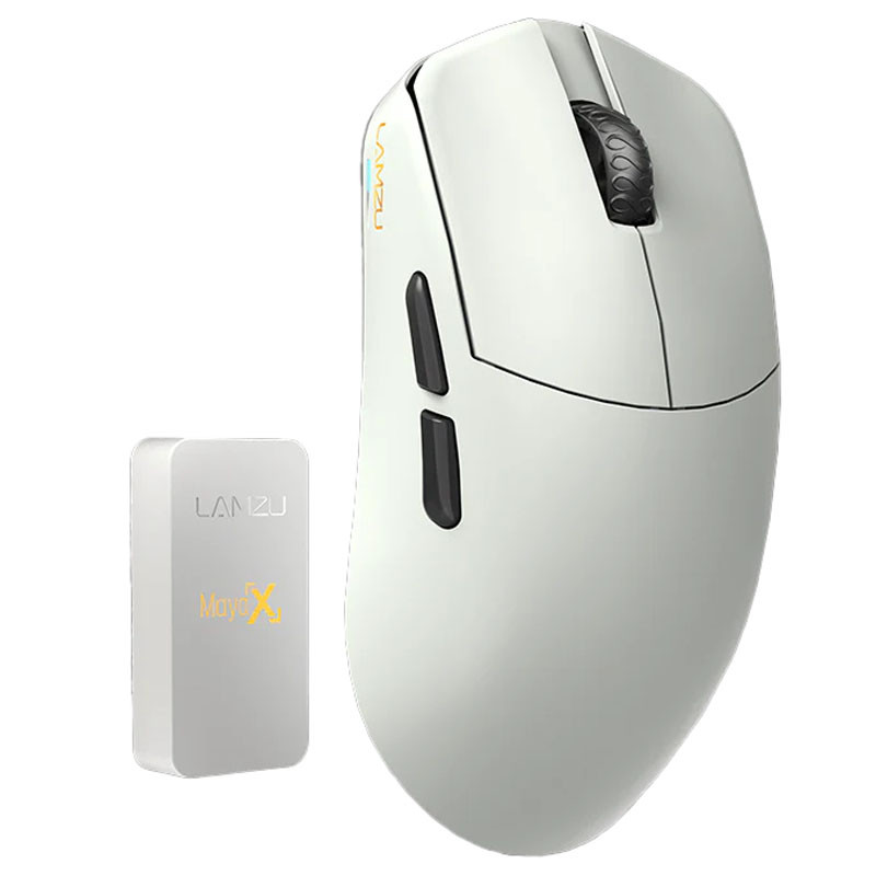mouse lamzu maya x gaming - cloud grey