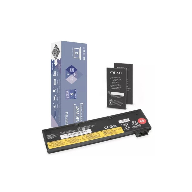 batteria notebook mitsu per lenovo think pad 2060mah 24wh 11,4v [azmitnblent4402]