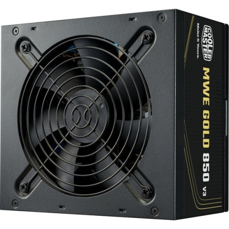 alimentatore 850w coolermaster mwe gold v3 80 plus gold nero [mpe-8506-acag-beu]