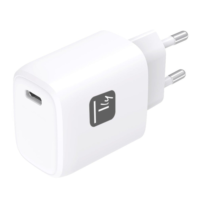 alimentatore da rete techly ipw-usb-20wcg 20w bianco
