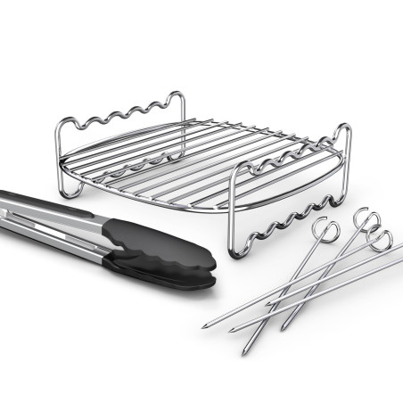 accessori per cottura philips hd9920/00 2livelli per airfryer acciaio