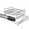 accessori per cottura philips hd9920/00 2livelli per airfryer acciaio