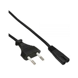 Cavo alimentazione inline classe ii spina europlug cee 7/16 a presa